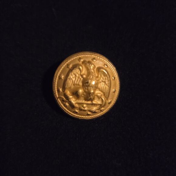 Vintage 60s 70s Peacoat US NAVY Officer 100% Wool Black Gold Buttons 36R EUC - Picture 11 of 13